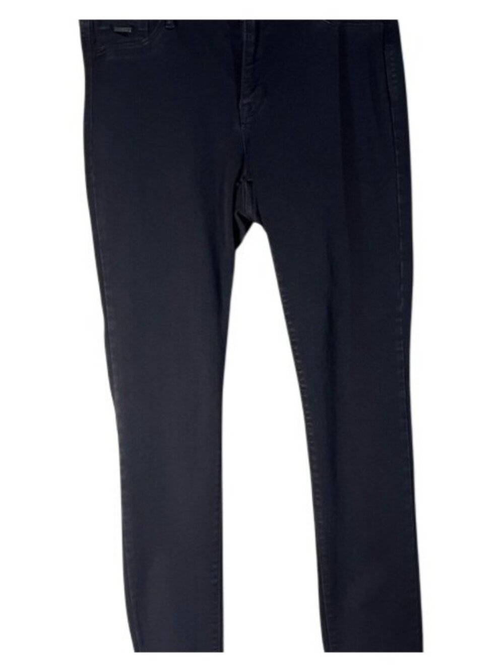 Nine West Black Stretchy Skinny Slimmed Crop Mid Rise Coin Pocket Pants Jeans 10 - Picture 3 of 15